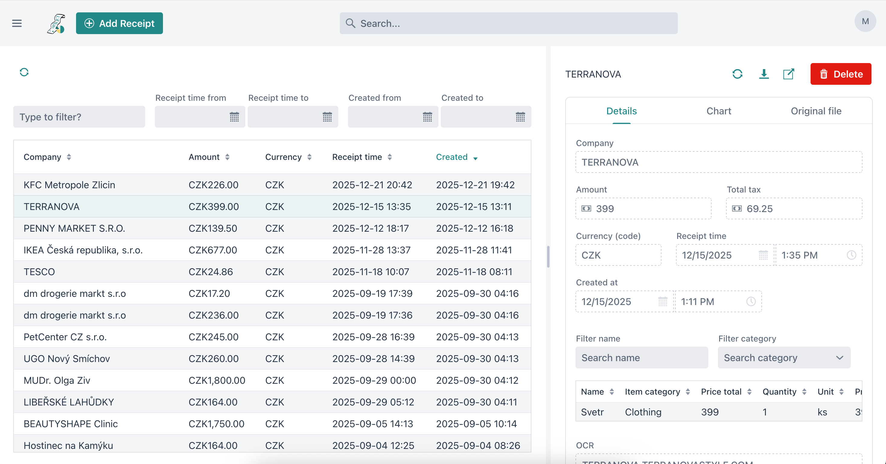 Ukázka webové aplikace CheckChecker